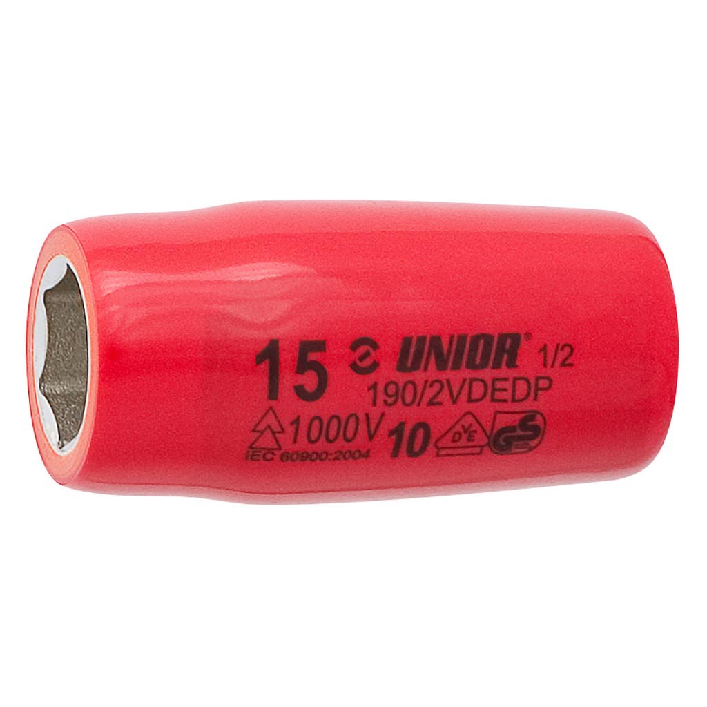 UNIOR VDE 1/2" hylsy 10mm, 6-K 190/2VDEDP