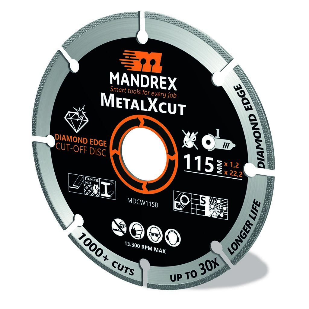 MANDREX MetalXcut 125mm timanttilaikka