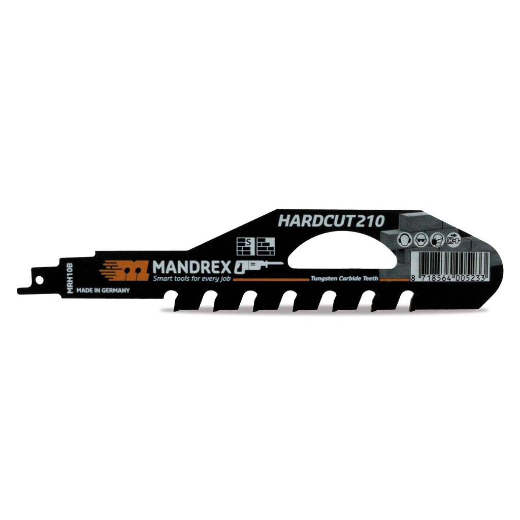 MANDREX Hardcut 300mm TC puukkosahanterä S30-200mm
