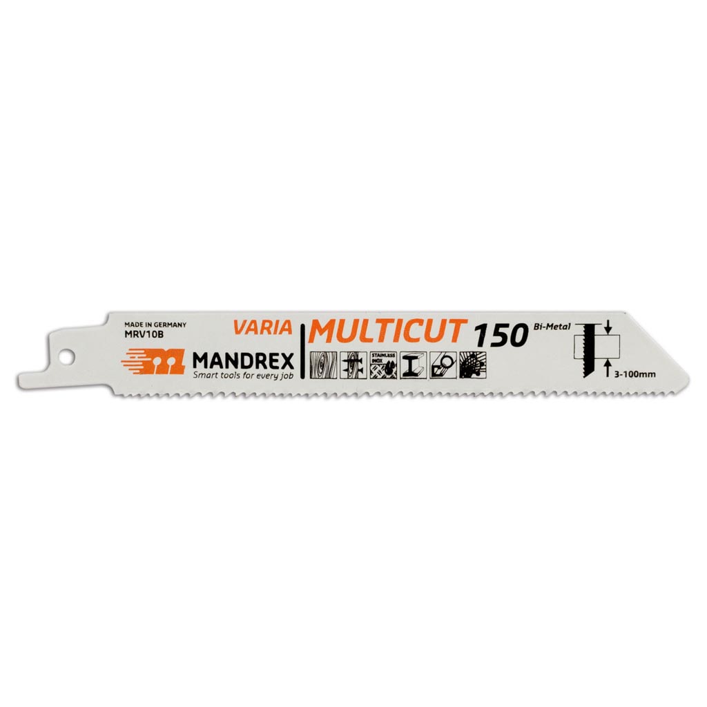 MANDREX Multicut-Varia 300mm 2kpl/pkt Bimet. 3-250