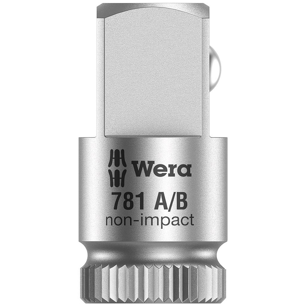 WERA Adapteri 781 A 1/4" - B 3/8" / 25,2 mm