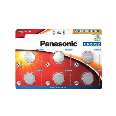 PANASONIC Coin Lithium CR-2032EL/6BP 6kpl/pkt