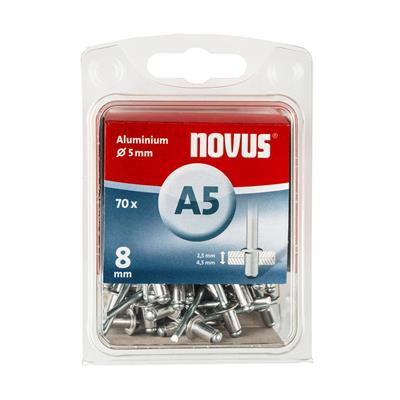 NOVUS Alumiinipopniitit A5
