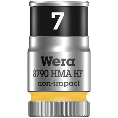 WERA Hylsy 8790 HMA HF 7 x 23mm  1/4" vääntiö