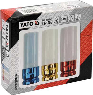 YATO Rengashylsysarja 1/2" 17,19,21mm