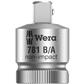 WERA Adapteri 781 B 3/8" - A 1/4" / 27mm